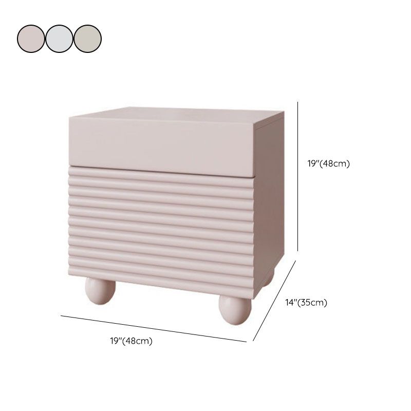 Modernism Storage Night Table 2 Drawers Bed Nightstand for Home Clearhalo 'Bedroom Furniture' 'furn' 'furn_night_stand' 'Furniture' 'night_stand' 'Nightstands' 1200x1200_4f2adbd5-8c28-4eb9-91e7-15cc8adbd3d0
