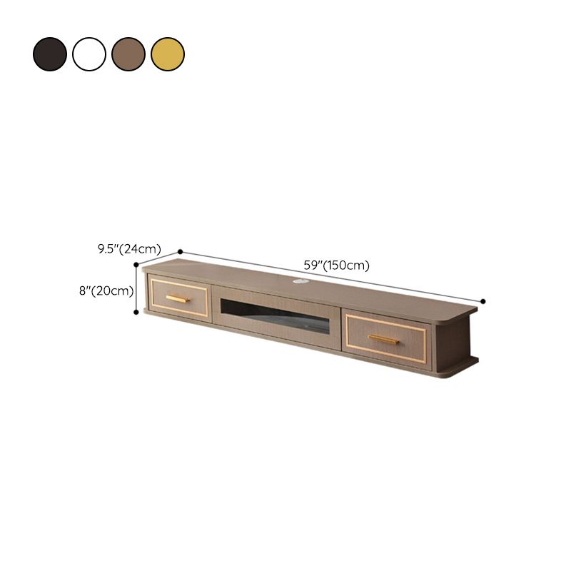 Modern Wood TV Stand Console Floating TV Media Stand with Drawers for Living Room Clearhalo 'furn' 'furn_tv_stands_entertainment_centers' 'Furniture' 'Living Room Furniture' 'TV Stands & Entertainment Centers' 'TV Stands & Media Storage Furniture' 'tv_stands_entertainment_centers' 1200x1200_4f2cf013-b77d-42ba-801a-441dd17df340