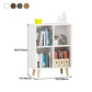 Engineered Wood Shelf Bookcase Closed Back Bookshelf for Study Room