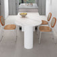 Irregular Shape White Table for Restaurant Modern Island Table with Double Pedestal Clearhalo 'Dining Tables & Seating' 'Dining Tables' 'dining_table' 'furn' 'furn_dining_table' 'Furniture' 'furniture_dining_table' 'Kitchen & Dining Furniture' 'kitchen' 'kitchen_dining_table' 1200x1200_4f30da5b-6dd6-45bd-8e3d-90bea4dcd010