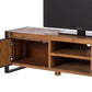 Console televisiva industriale Console TV in legno massiccio con 2 porte