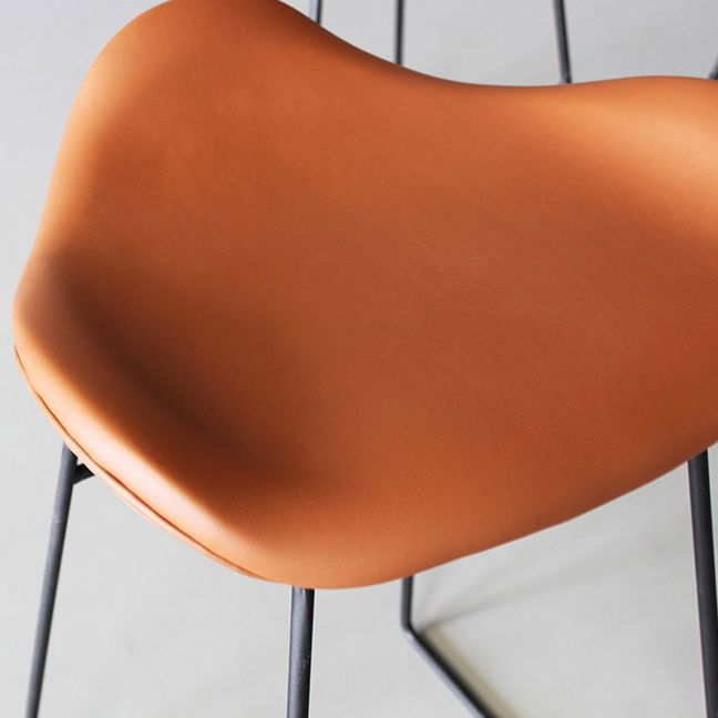 Black PU Leather Barstools Industrial Low Back Bristol Counter Stool with Saddle Seat Clearhalo 'Bar Furniture' 'Bar Stools' 'bar_stools' 'furniture_bar_stools' 'Kitchen & Dining Furniture' 'kitchen&dining_furn' 'kitchen' 'kitchen_furn' Furniture' 1200x1200_4f326987-81d9-4e0d-81fa-9a784238dea1