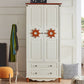 Hinged Wardrobe Cabinet with Legs Coastal Wooden Wardrobe Armoire Clearhalo 'Armoires & Wardrobes' 'armoires_wardrobes' 'Bedroom Furniture' 'furn' 'furn_armoires_wardrobes' 'Furniture' 1200x1200_4f37b03b-924f-4f21-9b1c-66a3dc5d7048