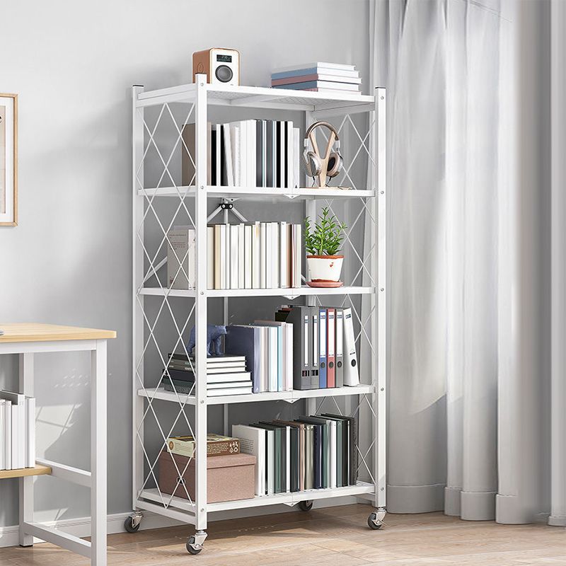 Moderner Stil Metal -Bücherregal Open Etagere Regal Heimbuchhandel