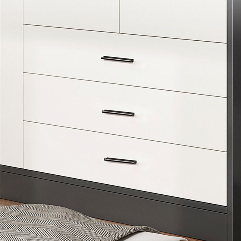 Rectangular Wardrobe Cabinet Modern Simple Wooden Wardrobe Closet Clearhalo 'Armoires & Wardrobes' 'armoires_wardrobes' 'Bedroom Furniture' 'furn' 'furn_armoires_wardrobes' 'Furniture' 1200x1200_4f3c1558-0435-4f59-b2f3-9e8902b780a9