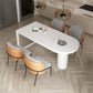 Modern Style Dining Table White Home Use Dining Table with Double Pedestal Base Clearhalo ' dining_table' 'Dining Tables & Seating' 'Dining Tables' 'furn' 'furn_dining_table' 'Furniture' 'furniture_dining_table' 'Kitchen & Dining Furniture' 'kitchen&dining_furn' 'kitchen' 'kitchen_dining_table' 1200x1200_4f4269a8-40c3-42e6-92b2-51c578db6642