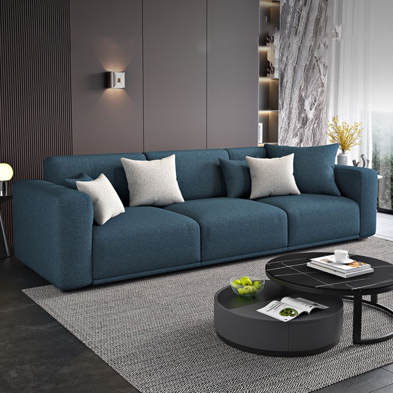 アパート用の現代的なルーズバックシート枕トップアームベージュソファ