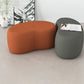Modern Stain Resistant Standard Wedge Orange Leather Pouf for Home Decor Clearhalo 'furn' 'furn_ottomans_poufs' 'Furniture' 'Living Room Furniture' 'Ottomans & Poufs' 'ottomans_poufs' 1200x1200_4f457ce7-2996-4e90-a610-74f5df3f8d3d