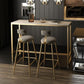Nordic Style Bar Table 42-inch Height Metal Base Bistro Table for Living Room Clearhalo 'Bar Furniture' 'Bar Tables' 'bar_tables' 'Furniture' 'furniture_bar_tables' 'Kitchen & Dining Furniture' 1200x1200_4f463d08-c13f-4da3-ae1b-86df0f644075