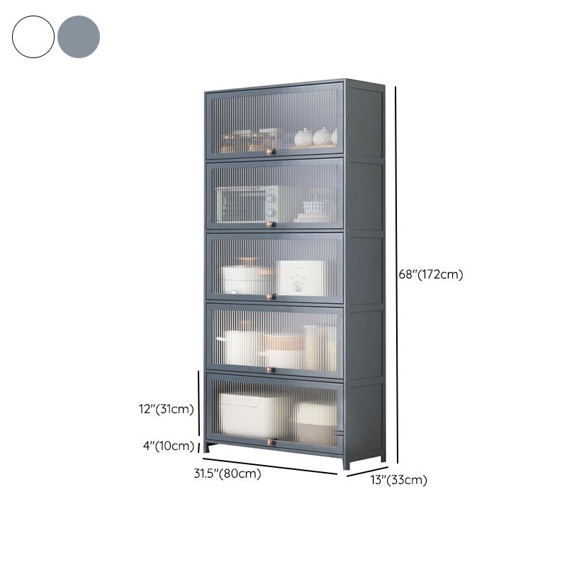 Mesa contemporánea de la mesa del aparador Bamboo con puertas para la cocina