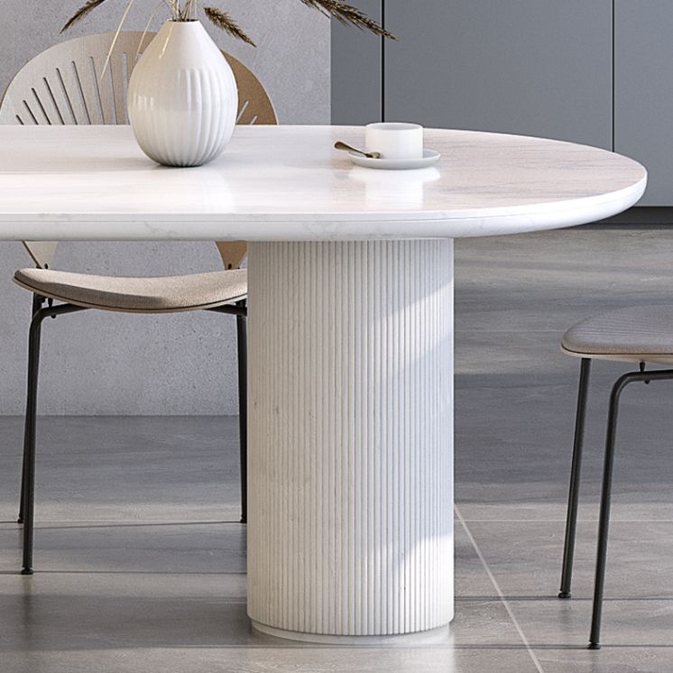 Modern Style Sintered Stone Dining Table Set 1/4/6 Pieces Dining Set for Home Clearhalo 'Dining Room Sets' 'Dining Tables & Seating' 'dining_room_set' 'furn' 'furn_dining_room_set' 'Furniture' 'furniture_dining_room_set' 'Kitchen & Dining Furniture' 1200x1200_4f486574-166b-4007-a555-0e64c5382fd6