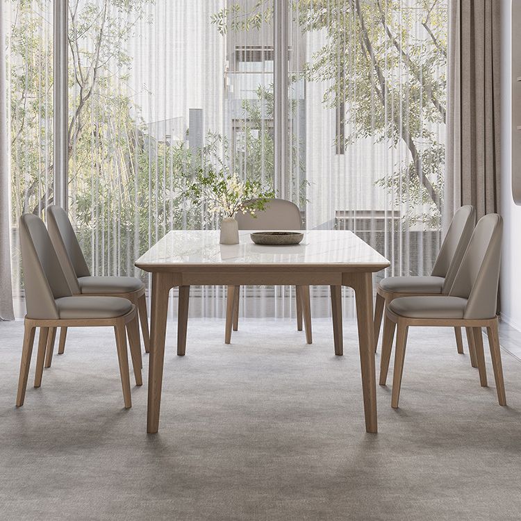 Modern Sintered Stone Dining Set 1/4/5/7 Pieces Dining Table Set for Home Use