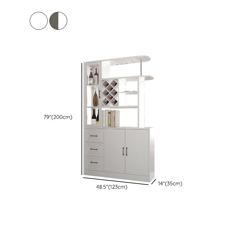 Modern 78.74" H Cabinet with Door Wooden Accent Cabinet with Drawer Clearhalo 'Cabinets & Chests' 'cabinets_chests' 'furn' 'furn_cabinets_chests' 'Furniture' 'Living Room Furniture' 1200x1200_4f4a439e-9e7c-4e04-b012-7ff1b627adb3