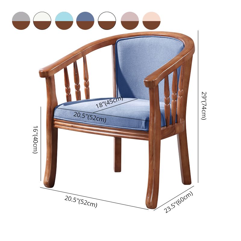 Traditional Wood Dining Arm Chairs Linen Fabric Dining Chair for Restaurant Use Clearhalo ' kitchen&dining_furn' 'Dining Chairs' 'Dining Tables & Seating' 'dining_chair' 'furn' 'furn_dining_chair' 'Furniture' 'furniture_dining_chair' 'Kitchen & Dining Furniture' 'kitchen' 1200x1200_4f4a5a2f-be16-4cf0-a1c6-74347a2be673
