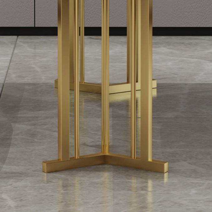 Glam Style 1/2/5 Pieces Dinette Set Rectangle Dinette Table with Dining Chair Clearhalo 'Dining Room Sets' 'Dining Tables & Seating' 'dining_room_set' 'furn' 'furn_dining_room_set' 'Furniture' 'furniture_dining_room_set' 'Kitchen & Dining Furniture' 'kitchen&dining_furn' 'kitchen' 1200x1200_4f4ae49b-6c51-4c0c-ac9f-4810b7947921