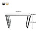 Industrial Iron Bar Dining Table White Stone Top Indoor Bistro Table with Shelf Clearhalo 'Bar Furniture' 'Bar Tables' 'bar_tables' 'furn' 'furn_bar_tables' 'Furniture' 'furniture_bar_tables' 'Kitchen & Dining Furniture' 1200x1200_4f4dc754-aa7e-42b9-8b91-dcde4232908a