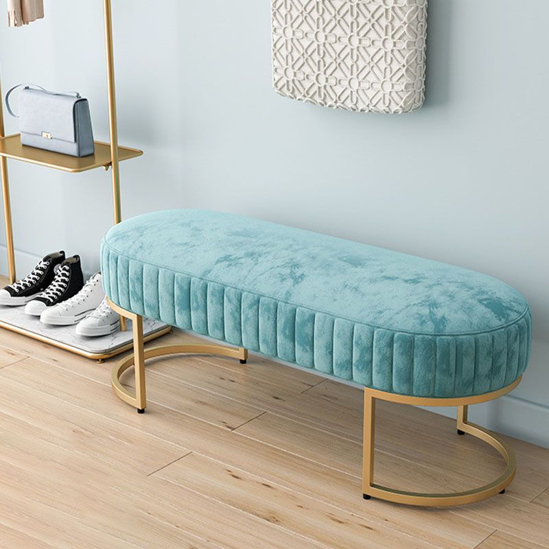 Glam 15 "W Sitzbänke Feste Farbe gepolsterte Eingangs- und Schlafzimmerbank