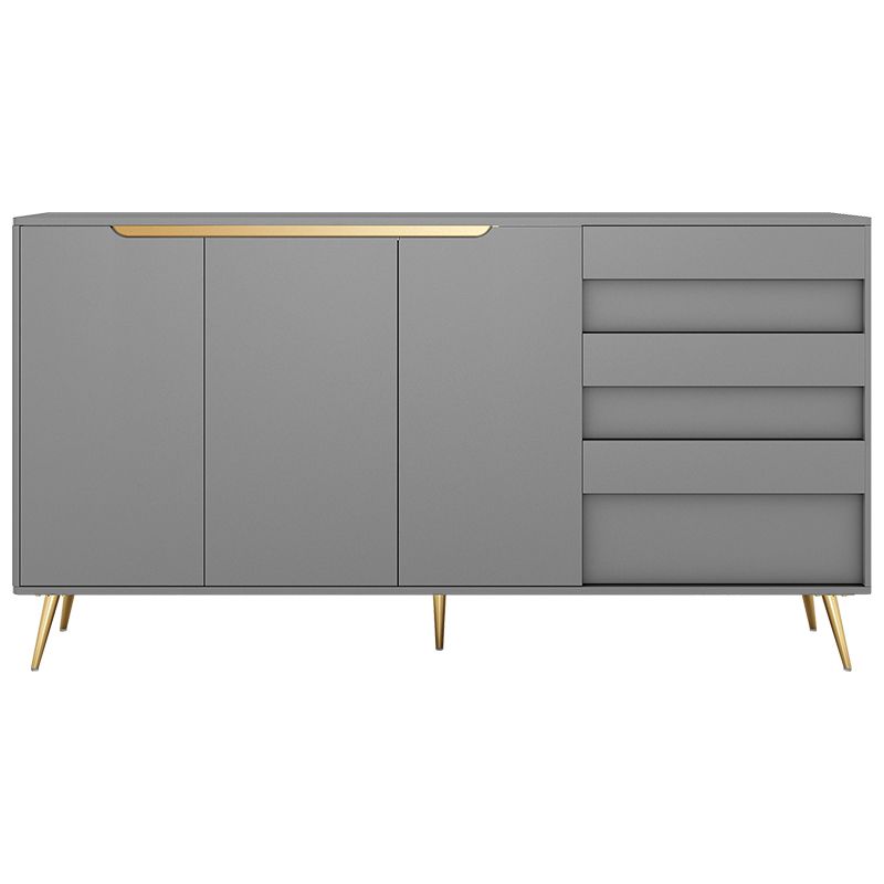 Credenza in legno ingegnerizzato a 3 cassetti ingegneri moderni rilancio regolabili per soggiorno