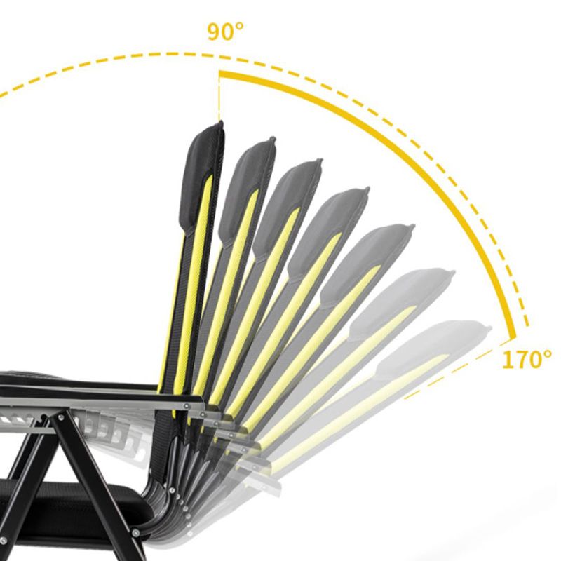 Manuale standard di blocco reclinabile in metallo contemporaneo ergonimico