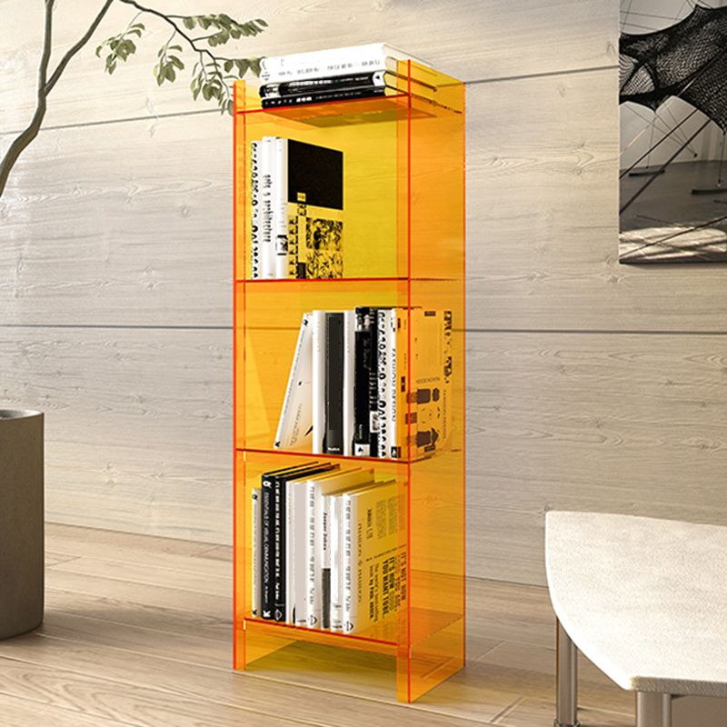 Vertical Scandinavian Standard Bookshelf with Acrylic Frame and Shelf Clearhalo 'Bookcases' 'furn' 'furn_bookcases' 'Furniture' 'furniture_bookcases' 'Office Furniture' 1200x1200_4f51cfec-57b1-4ec9-90aa-2076d5e3507f