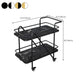 29,92 "High Contemporary Rectangle Prep Table Rolling Metal Prep Table For Kitchen