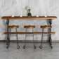1/4/7 Pieces Modern Rectangular Pub Table Set Wooden Counter Table with Backless Stools Clearhalo 'Bar Furniture' 'furn' 'furn_home_bar_bar_sets' 'Furniture' 'Home Bars & Bar Sets' 'home_bar_bar_sets' 'Kitchen & Dining Furniture' 1200x1200_4f57f5ab-343f-4923-a81a-413d7d7135c0