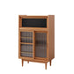 Scheda laterale in legno con porta moderna minimalista marrone buffet sideboard