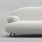 Moderne 27,55 "H weiße Wolle Kissen Top Arm Sofa für Wohnzimmer
