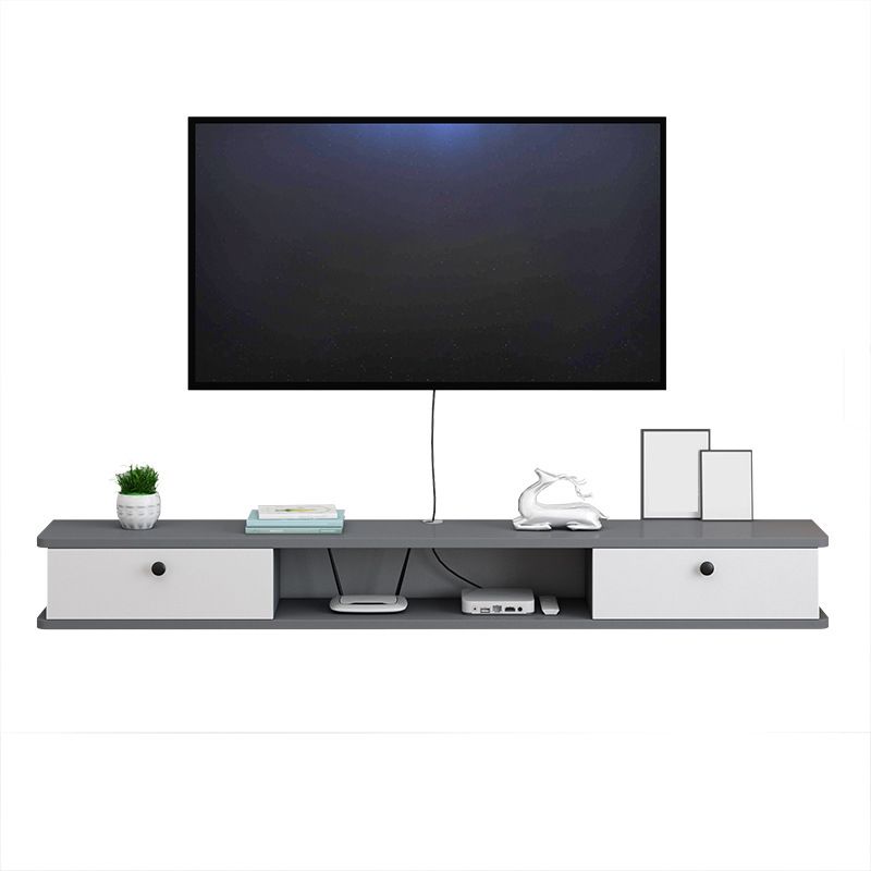 Engineered Wood TV Stand Modern Wall-mounted TV Cabinet with 2 Doors Clearhalo 'furn' 'furn_tv_stands_entertainment_centers' 'Furniture' 'Living Room Furniture' 'TV Stands & Entertainment Centers' 'TV Stands & Media Storage Furniture' 'tv_stands_entertainment_centers' 1200x1200_4f5c86f7-d330-4618-b374-eeb87b8e95c4