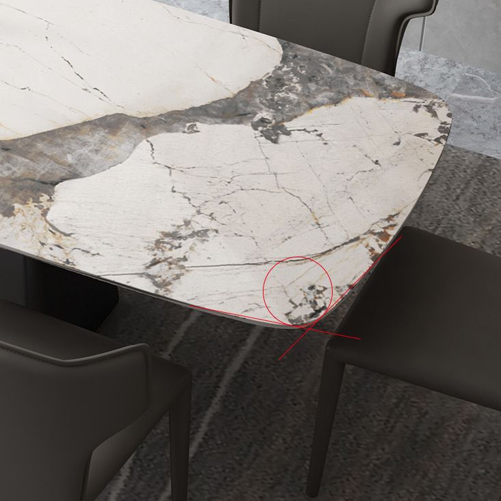 1/2/5/7 Pcs Dining Table Furniture Dining Table Set with Sintered Stone Top Clearhalo 'Dining Room Sets' 'Dining Tables & Seating' 'dining_room_set' 'furn' 'furn_dining_room_set' 'Furniture' 'furniture_dining_room_set' 'Kitchen & Dining Furniture' 1200x1200_4f5e3bdd-6da4-4a01-a753-782b58eeb3a2