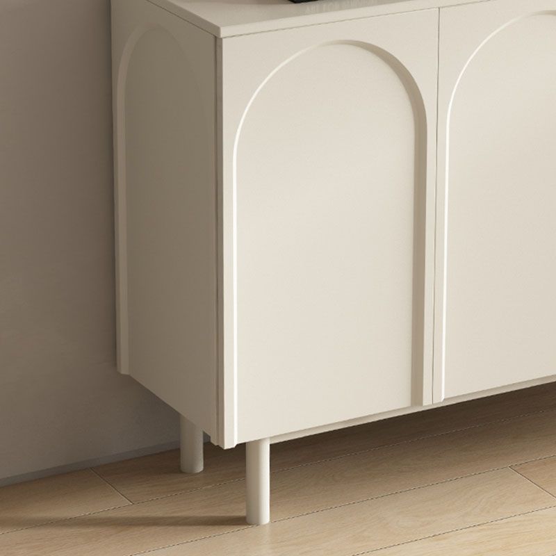 Moderno tavolo da tavolo a buffet in legno con porte per sala da pranzo