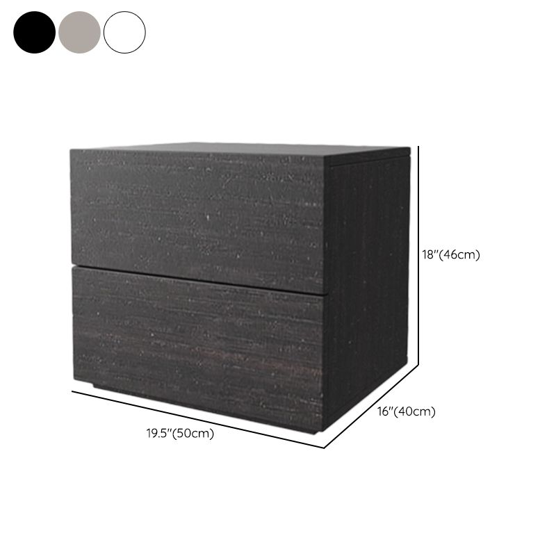 Modernism Accent Table Nightstand Drawers Storage Bed Nightstand for Home Clearhalo 'Bedroom Furniture' 'furn' 'furn_night_stand' 'Furniture' 'night_stand' 'Nightstands' 1200x1200_4f5ec96e-ae30-4823-97e8-e7c24b6f178e
