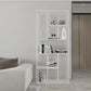 Minimalist Open Metal Etagere Bookcase with Rectangular Shelves Bookcase Clearhalo 'Bookcases' 'Furniture' 'furniture_bookcases' 'kitchen' 'kitchen_bookcases' 'Living Room Furniture' 'Office Furniture' 1200x1200_4f60b5a9-fbb3-4ac4-8082-67fdbfe06b3f