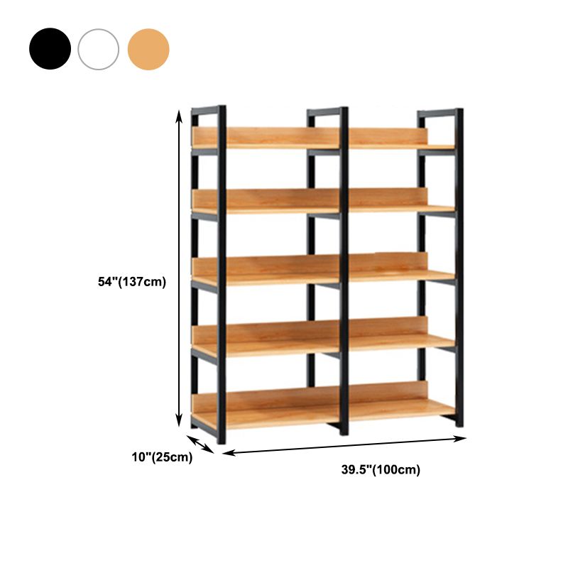Offenes Metall -Holzbuchhandel Modern Home Wohnzimmer Bücherregal