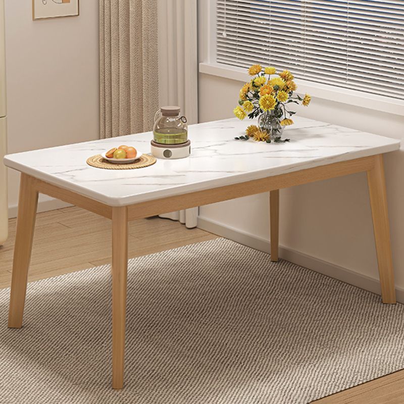 Modern 1/3/5 Pieces Dining Room Table Rectangle Wood Furniture for Home Clearhalo 'Dining Room Sets' 'Dining Tables & Seating' 'dining_room_set' 'furn' 'furn_dining_room_set' 'Furniture' 'Kitchen & Dining Furniture' 1200x1200_4f64cc00-e84a-4417-ab8f-0284df587d9d
