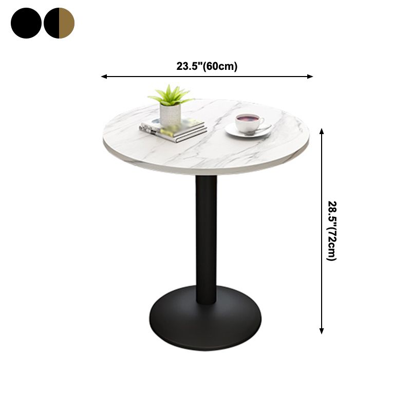 Traditional Luxury Dining Table Round Stone Dining Site Table,23.6"L x 23.6"W x 29.1"H Clearhalo ' dining_table' 'Dining Tables & Seating' 'Dining Tables' 'furn' 'furn_dining_table' 'Furniture' 'furniture_dining_table' 'Kitchen & Dining Furniture' 'kitchen&dining_furn' 'kitchen' 'kitchen_dining_table' 1200x1200_4f681193-5b81-4a6d-bd4d-cf744a14cb10