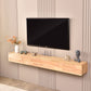 Scandinavian Wood TV Console Wall-mounted TV Media Stand with Storage for Living Room Clearhalo 'furn' 'furn_tv_stands_entertainment_centers' 'Furniture' 'Living Room Furniture' 'TV Stands & Entertainment Centers' 'TV Stands & Media Storage Furniture' 'tv_stands_entertainment_centers' 1200x1200_4f68db0a-05c4-4a60-925c-91baded981f5