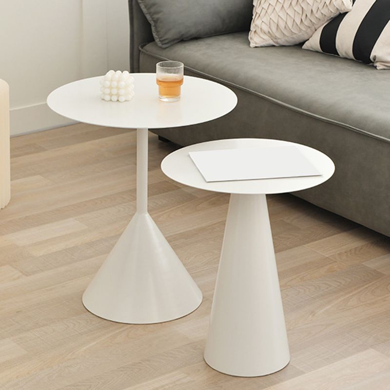 Pedestal Cocktail Table Set Mid-Century Metal Round Coffee Table Clearhalo 'Coffee & Accent Tables' 'Coffee Tables' 'coffee_tables' 'furn' 'furn_coffee_tables' 'Furniture' 'Living Room Furniture' 1200x1200_4f6ce7ee-f313-4f82-a219-c622bb9c3de8