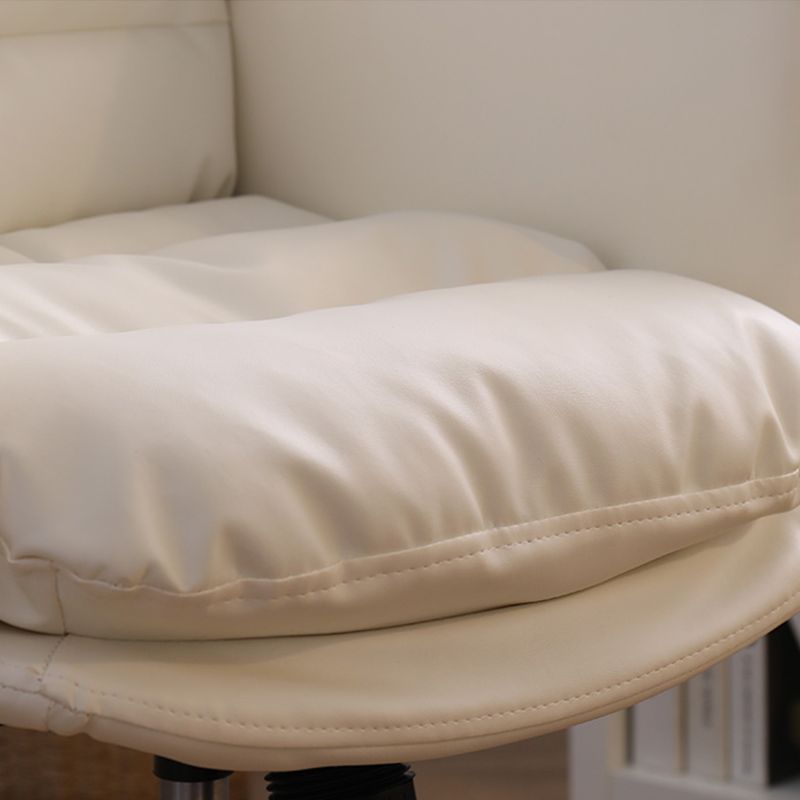 Modern Office Chair Armless Leather Adjustable Seat Height Swivel Chair with Wheels Clearhalo 'furn' 'furn_office_chair' 'Furniture' 'Office Chairs' 'Office Furniture' 'office_chair' 1200x1200_4f6edd4a-6f0e-4b78-a1aa-d0cf8cb633e3