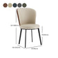 Contemporary Dining Room Side Chairs Matte Finish Leather Curved Parsons Chair Clearhalo ' kitchen&dining_furn' 'Dining Chairs' 'Dining Tables & Seating' 'dining_chair' 'furn' 'furn_dining_chair' 'Furniture' 'furniture_dining_chair' 'Kitchen & Dining Furniture' 'kitchen' 1200x1200_4f6f61e5-68e4-4ee5-8548-63ca75efd08e
