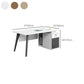 Rectangular Shaped Office Desk Wood with 1 Drawer in Brown/Black Clearhalo 'furn' 'furn_office_desk' 'Furniture' 'Office Desks' 'Office Furniture' 'office_desk' 1200x1200_4f6fd03d-d87f-4e12-8e12-4d876a675b38