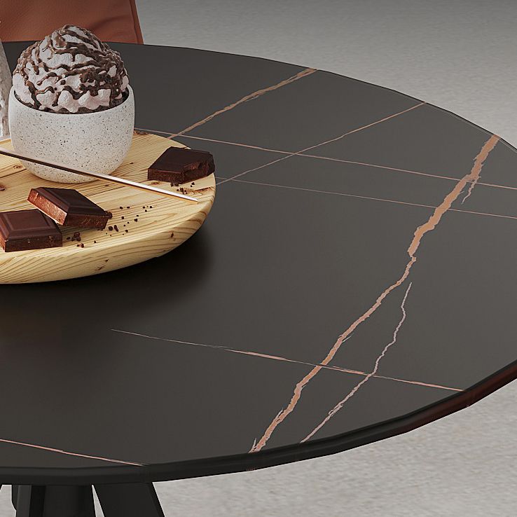 Sintered Stone Two-Color Dining Table Modern 4 Legs Table for Dining Room Clearhalo ' dining_table' 'Dining Tables & Seating' 'Dining Tables' 'furn' 'furn_dining_table' 'Furniture' 'furniture_dining_table' 'Kitchen & Dining Furniture' 'kitchen&dining_furn' 'kitchen' 'kitchen_dining_table' 1200x1200_4f71720a-3fc0-44bd-b49e-62ba5d0f2d7c