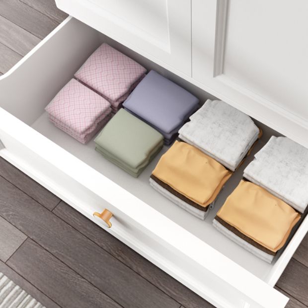 Mobile per camera da letto in plastica opaca mobile a card a cerniera contemporanea