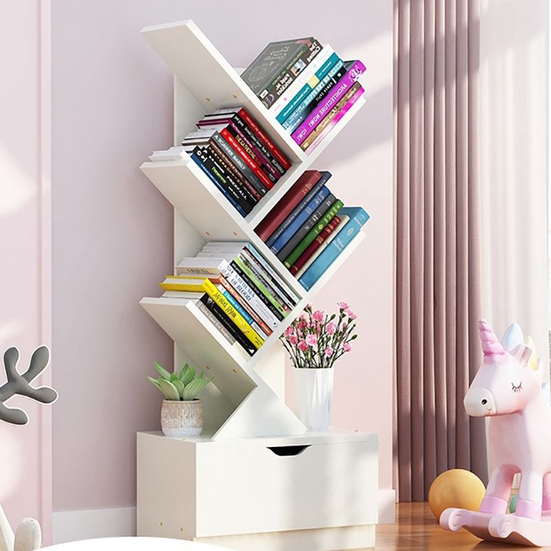 Modern Engineer Wood Bookshelf 7.87" Wide Office Shelf Bookcase Clearhalo 'Bookcases' 'furn' 'furn_bookcases' 'Furniture' 'Office Furniture' 1200x1200_4f731272-909f-4008-8a7b-9a9d17198ce4