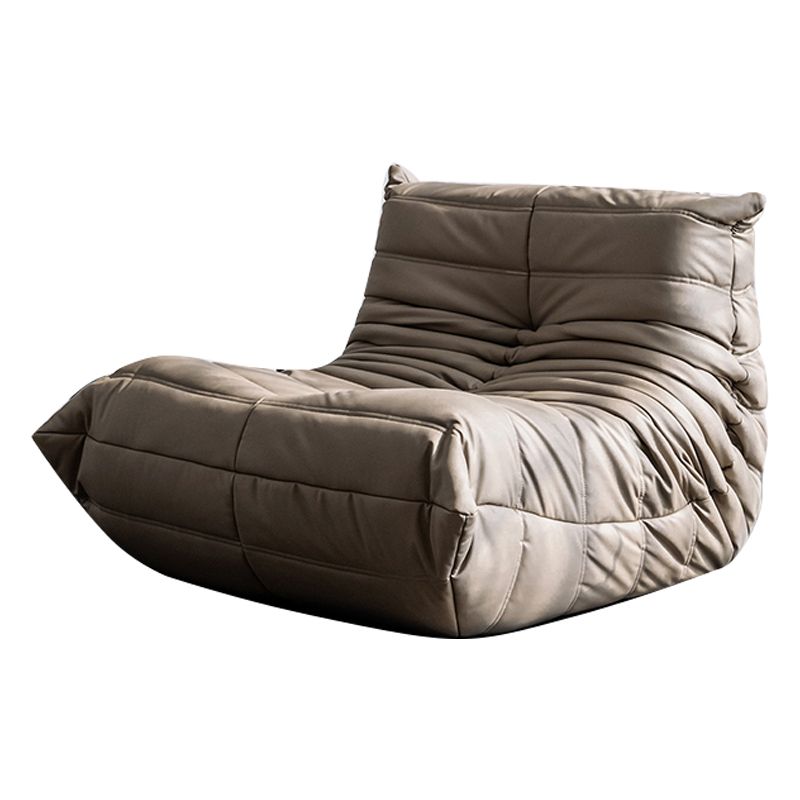 Nordic Style No Armrest Cushioned Back with a Cushioned Cushion Filled Parsons Chair