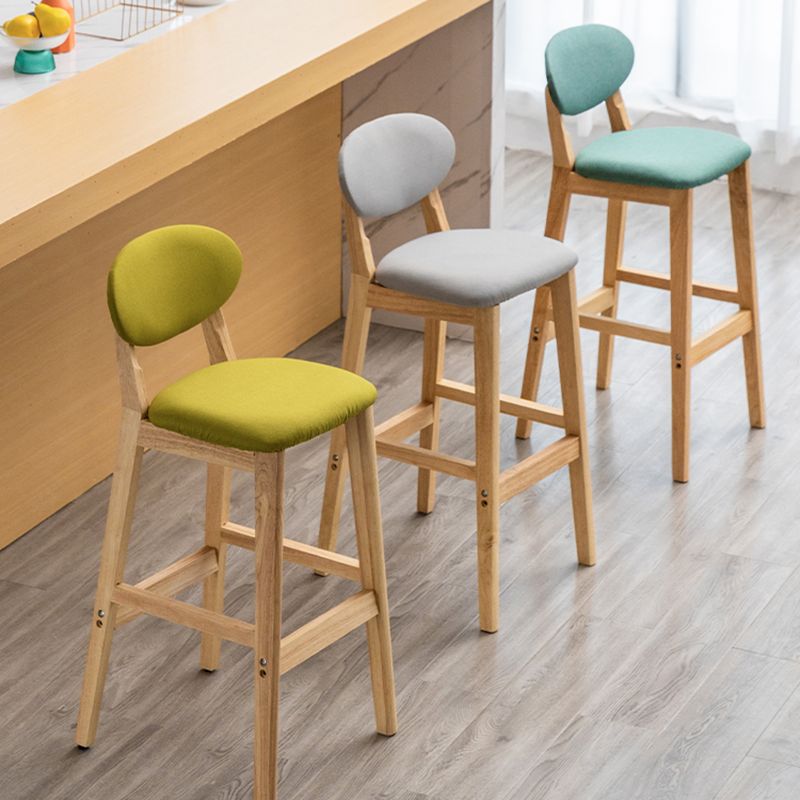 Modern Armless Backrest Counter Stool Wood Living Room Bar Stool with Cushion Clearhalo 'Bar Furniture' 'Bar Stools' 'bar_stools' 'furn' 'furn_bar_stools' 'furniture_bar_stools' 'Kitchen & Dining Furniture' 'kitchen&dining_furn' 'kitchen' 'kitchen_furn' Furniture' 1200x1200_4f740d9d-da09-4365-8de2-fc8a982b60d9
