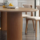 Contemporary Dining Oval Table Dining Wooden Table for Restaurant with Wood Legs Clearhalo 'Dining Tables & Seating' 'Dining Tables' 'dining_table' 'furn' 'furn_dining_table' 'Furniture' 'furniture_dining_table' 'Kitchen & Dining Furniture' 'kitchen' 'kitchen_dining_table' 1200x1200_4f74571a-65fc-46f4-af4e-0c5c0519d786