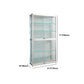 White Display Stand Modern Curio Cabinet with Glass Locking Door Clearhalo 'Display & China Cabinets' 'display_china_cabinets' 'furn' 'furn_display_china_cabinets' 'Furniture' 'Kitchen & Dining Furniture' 1200x1200_4f74be6c-4a7e-4238-b9cc-0a3fe0f6f0fa