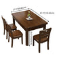 Traditional Standard Solid Wood Top Dining Room Set of Rectangle Shape for Kitchen Table Set Clearhalo 'Dining Room Sets' 'Dining Tables & Seating' 'dining_room_set' 'furn' 'furn_dining_room_set' 'Furniture' 'furniture_dining_room_set' 'Kitchen & Dining Furniture' 'kitchen&dining_furn' 'kitchen' 1200x1200_4f74c266-ba38-4083-961b-e4f5e621cb61
