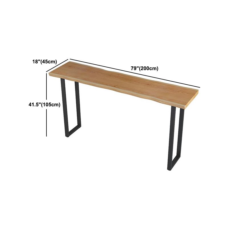 Modern Solid Wood Bar Table Set 1/4/7 Pcs Backless Full Natural Bar Stool Clearhalo 'Bar Furniture' 'furn' 'furn_home_bar_bar_sets' 'Furniture' 'Home Bars & Bar Sets' 'home_bar_bar_sets' 'Kitchen & Dining Furniture' 1200x1200_4f750761-f0f2-4f22-a5d5-1337c860f68f